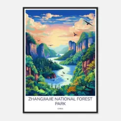 National Forest Park China Wall Art Wanderlust Landscapes Of National Forest Park