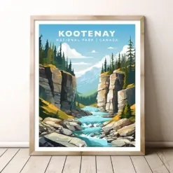 National Park Canada Travel Wall Art Poster Print