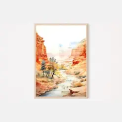 National Park Usa Travel Poster Neutral Wall Art Large Wall Poster Print