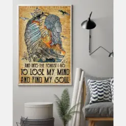 Native American Girl Canvas Prints Lose My Mind And Find My Soul Vintage Wall Art Gifts Vintage Home Wall Decor Canvas