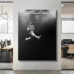 Nba - Lebron James Basketball Canvas Art Wall Canvas For Living Room Home Decor