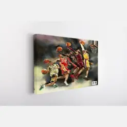 Nba Players Canvas Poster Michael Jordan Canvas Basketball Canvas Basketball Wall Art Framed Michael Jordan Wall Art Kobe Bryant Canvas