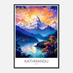 Nepal Gateway To The Mountains Neal's Culture Captured In Wall Art