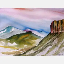 New Mexico Horizons - Original Watercolor Painting