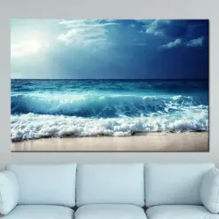 Ocean Canvas Wall Art Sea Beach Print Extra Large Wall Art Canvas Ocean Canvas Art Ocean Beach Art Prints