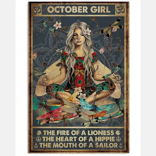 October Girl Yoga Hippie The Heart Of A Hippie