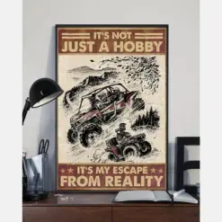 Off Road Canvas Prints It'S Not Just A Hobby It'S My Escape From Reality Vintage Wall Art Gifts Vintage Home Wall Decor Canvas