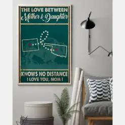 Oklahoma Colorado Poster The Love Mother And Daughter Vintage Room Home Decor Wall Art Gifts Idea