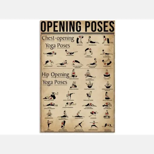 Opening Poses Yoga Poster Yoga Art Yoga Knowledge Poster Yoga Poster Yoga Print Yoga Canvas Prints Yoga Poses Poster Yoga Lover Gift