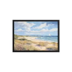 Original Beach Art We Boat Wall Art Beach Framed Wall Art Beach Home Art Beach House Wall Art Living Room Bedroom Art Work Canvas Framed Art