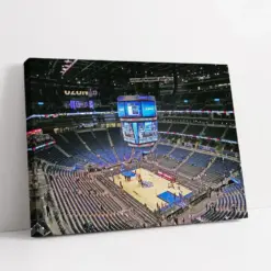 Orlando Magic Wall Art | Away Center Canvas | Basketball Stadium Canvas | Nba Print Poster | Sport Home Decor | Home & Office Wall Art