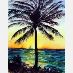 Palm Tree Florida Scene