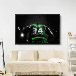 Paul Anthony Pierce Canvas Basketball Star Paul Anthony Pierce | Pierce Canvas Wall Art | Sports Canvas Art Fan Gift | Father's Day Gift