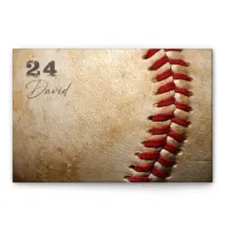 Personalized Baseball Poster & Canvas, Baseball Leather Wall Art, Home Decor, Father's Day, Birthday Gift For Dad, Husband, Boy, Son