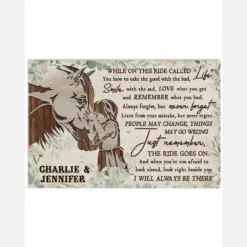 Personalized Horse Girl While On This Ride