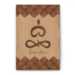 Personalized Yoga Poster & Canvas, Lotus Yoga Pose - Yoga Asana - Intermediate Yoga Asanas/Stretches/Positions Wall Art, Custom Name Home Decor