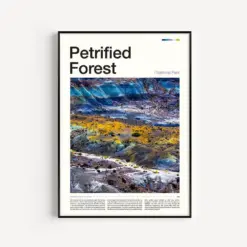 Petrified Forest National Park Print Petrified Forest Print Petrified Forest Poster Petrified Forest Wall Art Petrified Forest Art Print