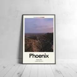 Phoenix Poster - Oil Painting Technique | United States Wall Art | & Printed Travel Prints | Animalistic Home Decor