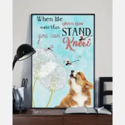 Photo Canvas Prints Gift For Dog Lovers Corgi Birthday Gift Vintage Home Wall Decor Canvas