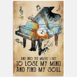 Piano And Into The Music I Get To Lose My Mind And Find My Soul Vintage Feeling