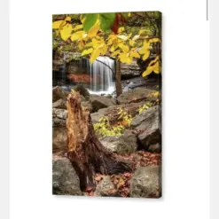 Pinion Creek Waterfall Bella Vista Northwest Arkansas Landscape Print Nature Photography Lake Anna Natural State Autumn Fall