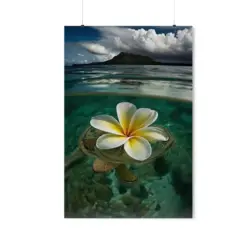 Plumerai In Paradise Hawaii Print Maui Hawaii Art Hawaii Beach Ocean Scene Tropical Prints Hawaii Poster Beach Prints Ocean Art