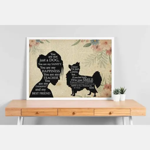 Pomeranian Girl Therapist Best Friend You Are Not Just A Papilion Dog