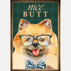 Pomeranian Nice Butt Vintage