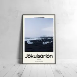 Poster - Oil Painting Technique | Lakes Wall Art | & Printed Travel Prints | Animalistic Home Decor