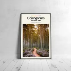 Poster - Oil Painting Technique | Uk National Park Wall Art | & Printed Travel Prints | Animalistic Home Decor