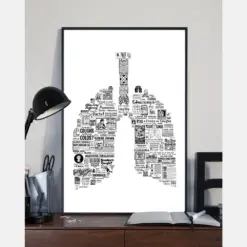 Respiratory Therapist Vintage Respiratory Remedy Vertical Canvas And Poster | Wall Decor