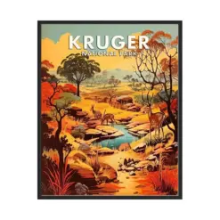 Ruger National Park Poster Art Print Retro National Park Gifts