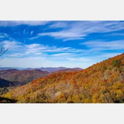 Russell Crosstown National Scenic Byway Autumn Foliage At Hog Pen Gap