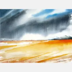 Santa Fe Prairie - Original Watercolor Painting