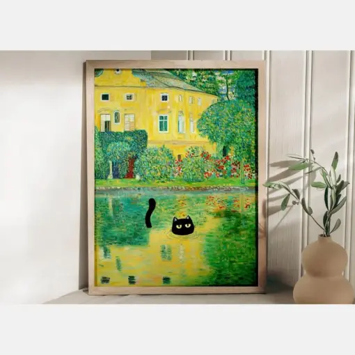 Schools Hammer On The Attendee Cat Print Gustav List Cat Poster Cat Art Animal Poster Wall Art Poster Gift Idea Wall Art Decor