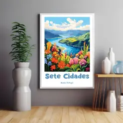 See Citadel Poster Azores Poster Azores Travel Print Azores Portugal Print Portugal Travel Print Wall Art Christmas Gift Wedding Gift