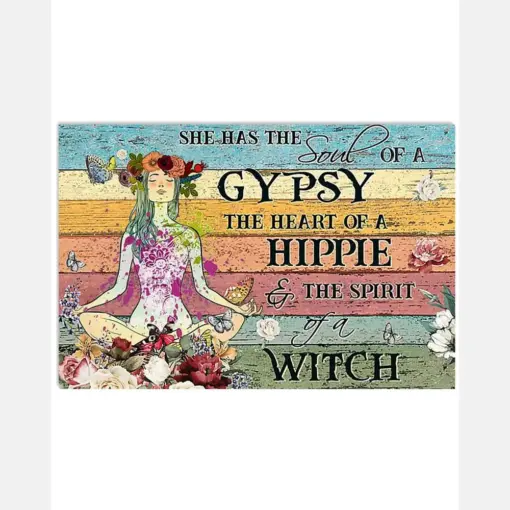 She Has The Soul Of A Gypsy Yoga Hippie Girl