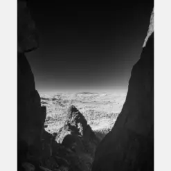 Sierra Butter Ir 7 - Infrared Mountain Vista - Matted Print