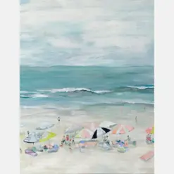 Silver Sands Print Of Original Acrylic Painting By Kim Hovel