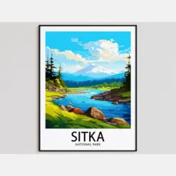 Sita Travel Poster Sita Print National Park Art Print Sita Gift Sita Wall Art Sita Artwork National Park Decor