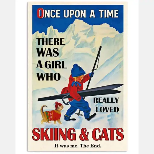 Skiing Cat Once Upon A Time
