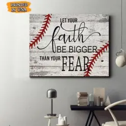 Softball Canvas Prints Matte Canvas - Home Room Wall Decor Matte Canvas