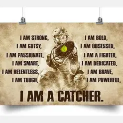 Softball I Am A Catcher Softball