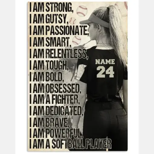 Softball I Am Strong
