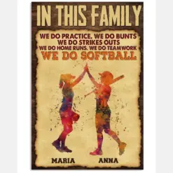 Softball In This Family