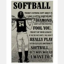 Softball Nothing Soft About It