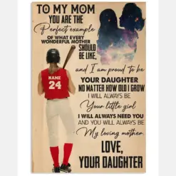 Softball To My Mom To Daughter