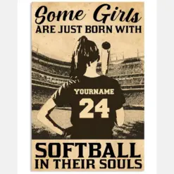 Some Girls Are Just Born With Softball In Their Souls