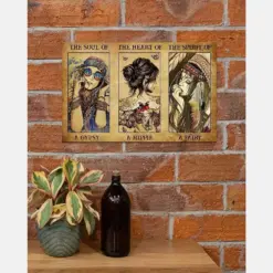 Soul Of Gypsy Heart Of Hippie Girl Hippie Poster, Canvas