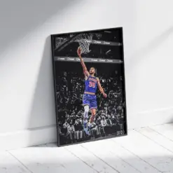 Steph Curry Poster Nba Canvas Wall Art Basketball Poster Print Iconic Sports Poster